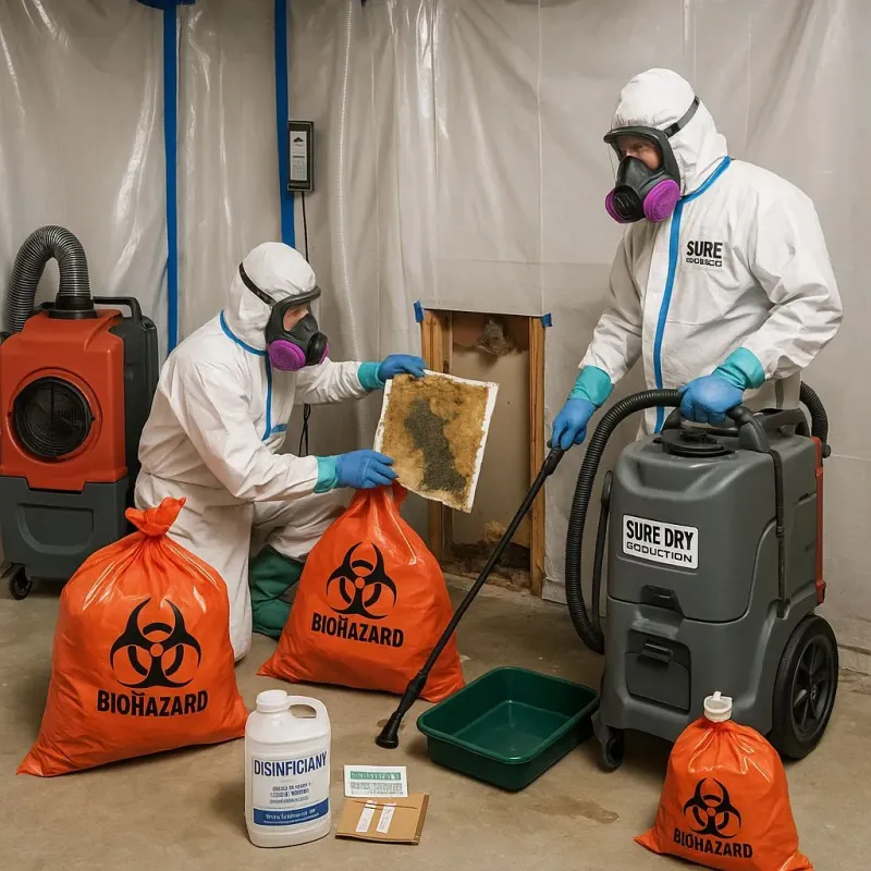 Contaminated Water Handling Protocols process in Clinton, LA