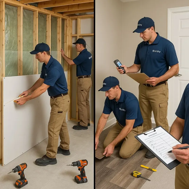 Repairs and Reconstruction process in Clinton, LA