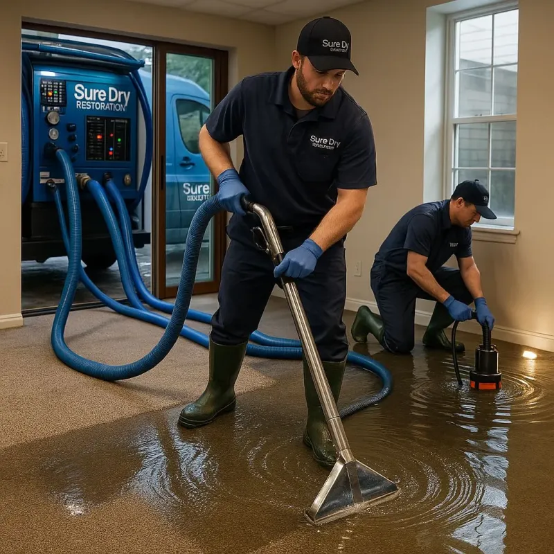 Water Extraction and Removal process in Clinton, LA